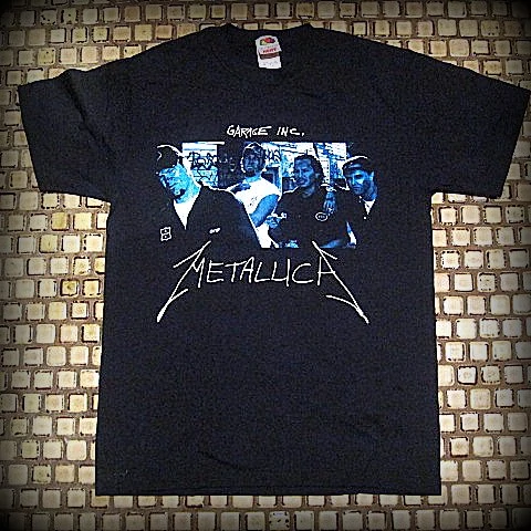 Metallica‏- Garage Inc - Vintage - Two Sided Printed -T-shirt